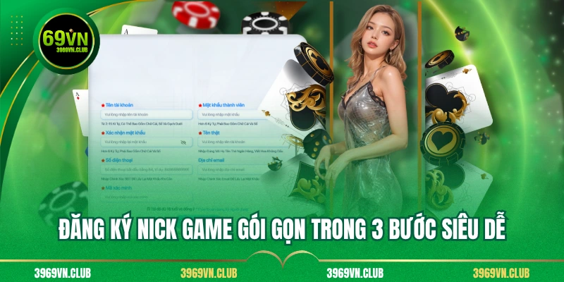 Đăng ký nick game gói gọn trong 3 bước siêu dễ